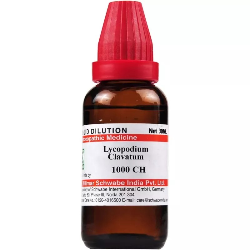 Willmar Schwabe India Lycopodium Clavatum 1M (1000 CH) (30ml)