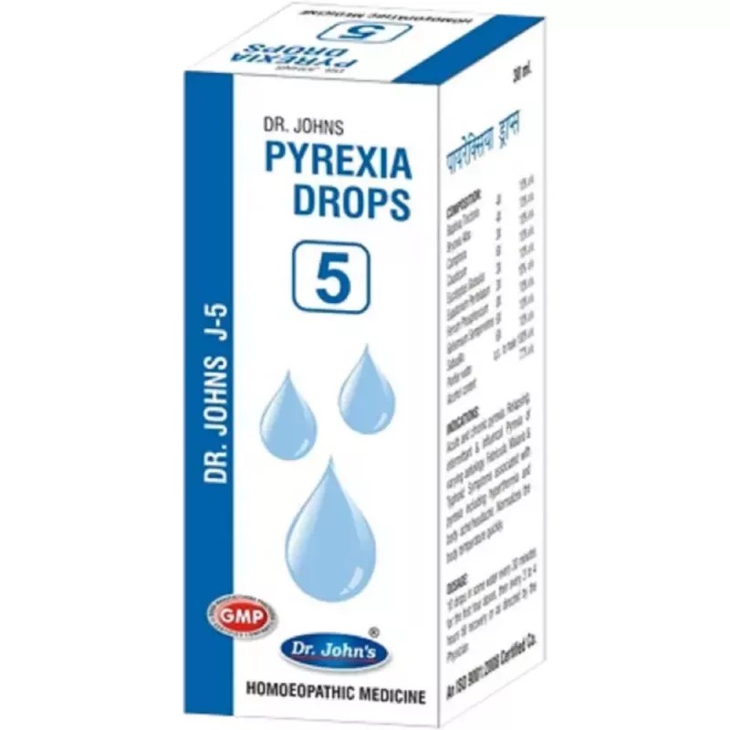 Dr Johns J 5 Pyrexia Drops (30ml)