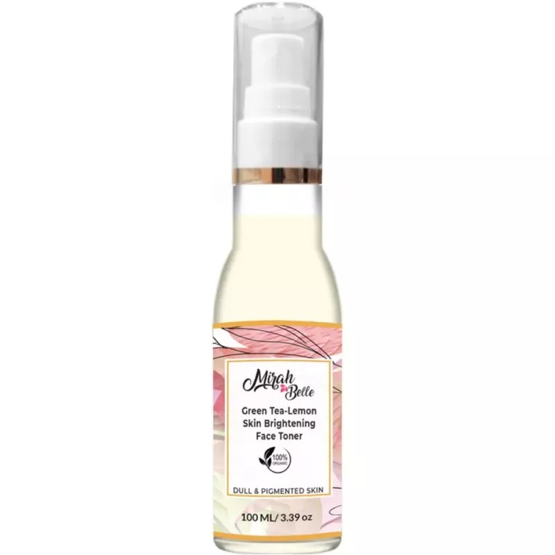 Mirah Belle Green Tea Lemon Skin Brightening Face Toner (100ml)