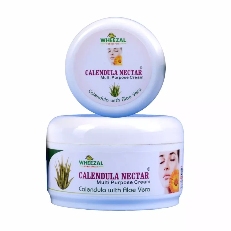 Wheezal Glow Bright Calendula Nectar Cream with Aloe Vera (200g)