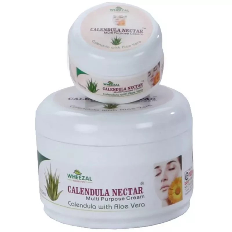 Wheezal Glow Bright Calendula Nectar Cream with Aloe Vera (500g)