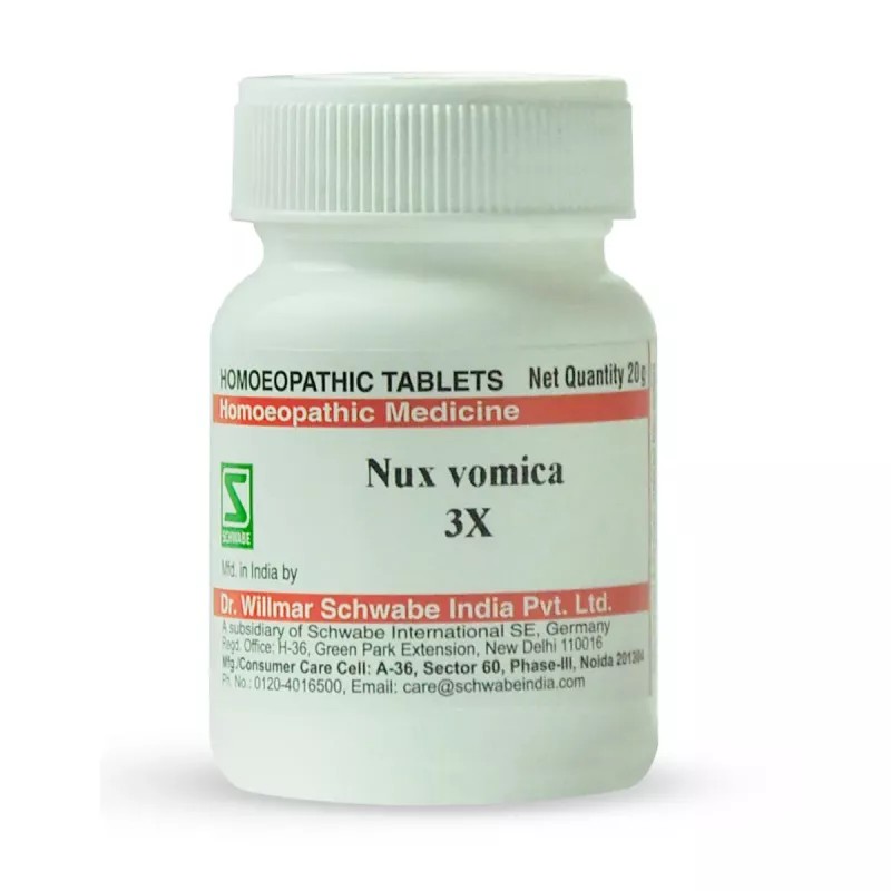 Willmar Schwabe India Nux Vomica 3X (20g)