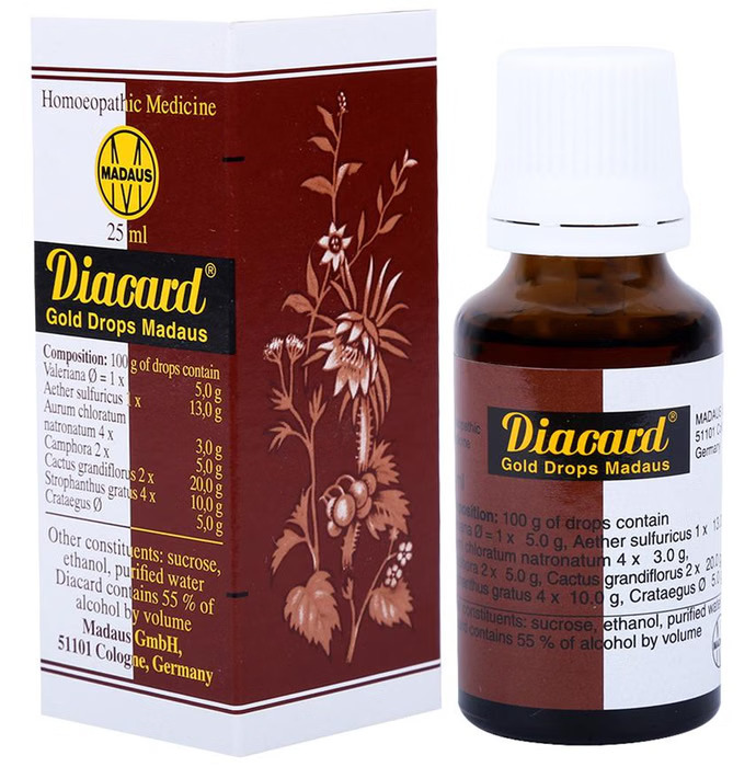 ADEL Madaus Diacard Gold Drops (25ml) ADEL Madaus Diacard Gold Drops (25ml)