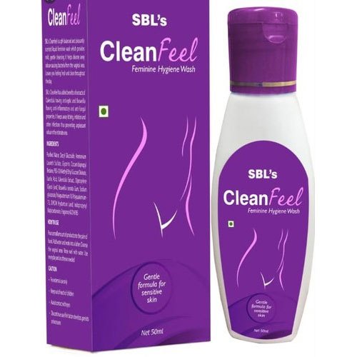 SBL CLEAN FEEL FEMININE HYGINE WASH-Intimate Wash (100ml)