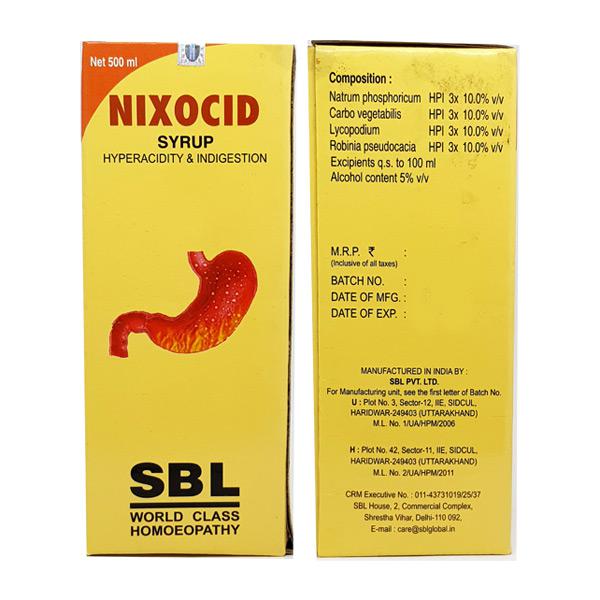 SBL NIXOCID SYRUP (500 ML)