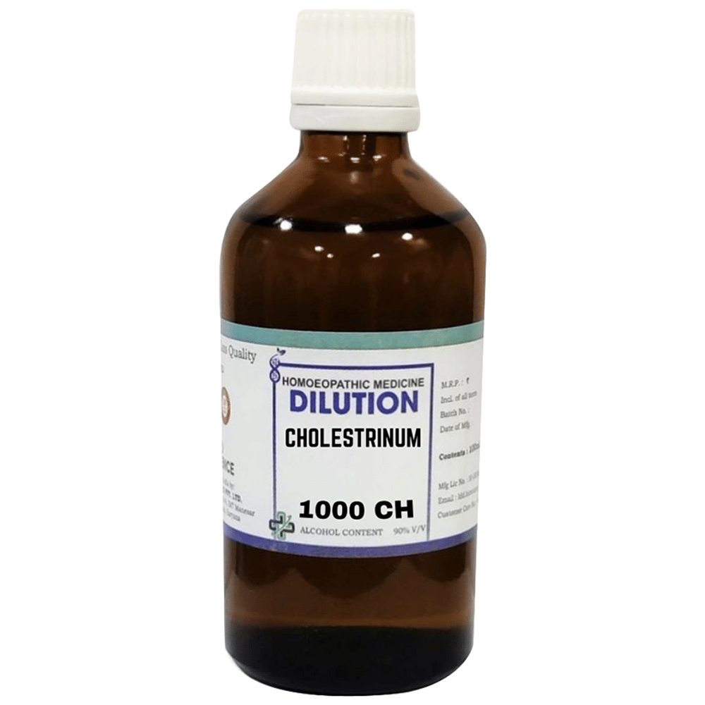 LDD Bioscience Cholestrinum Dilution 1000 CH bottle of 100 ml Dilution