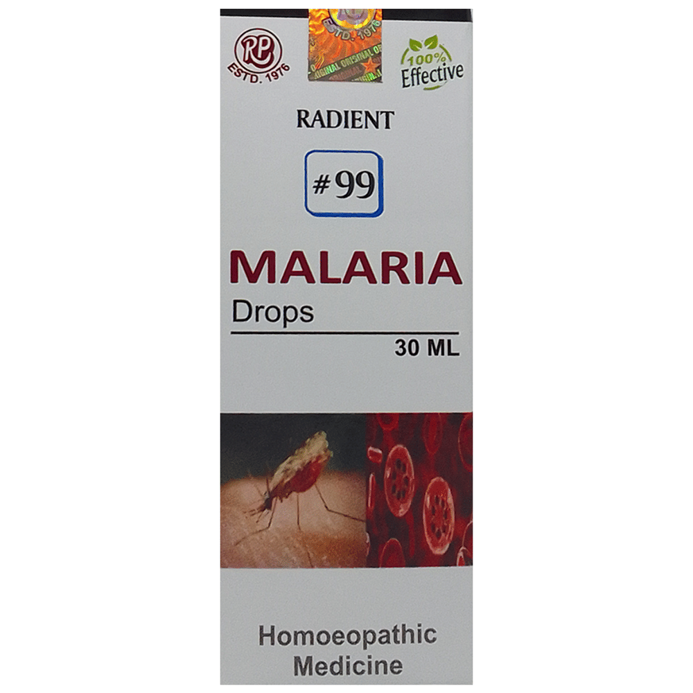 Radient #99 Malaria Drop bottle of 30 ml Oral Drops