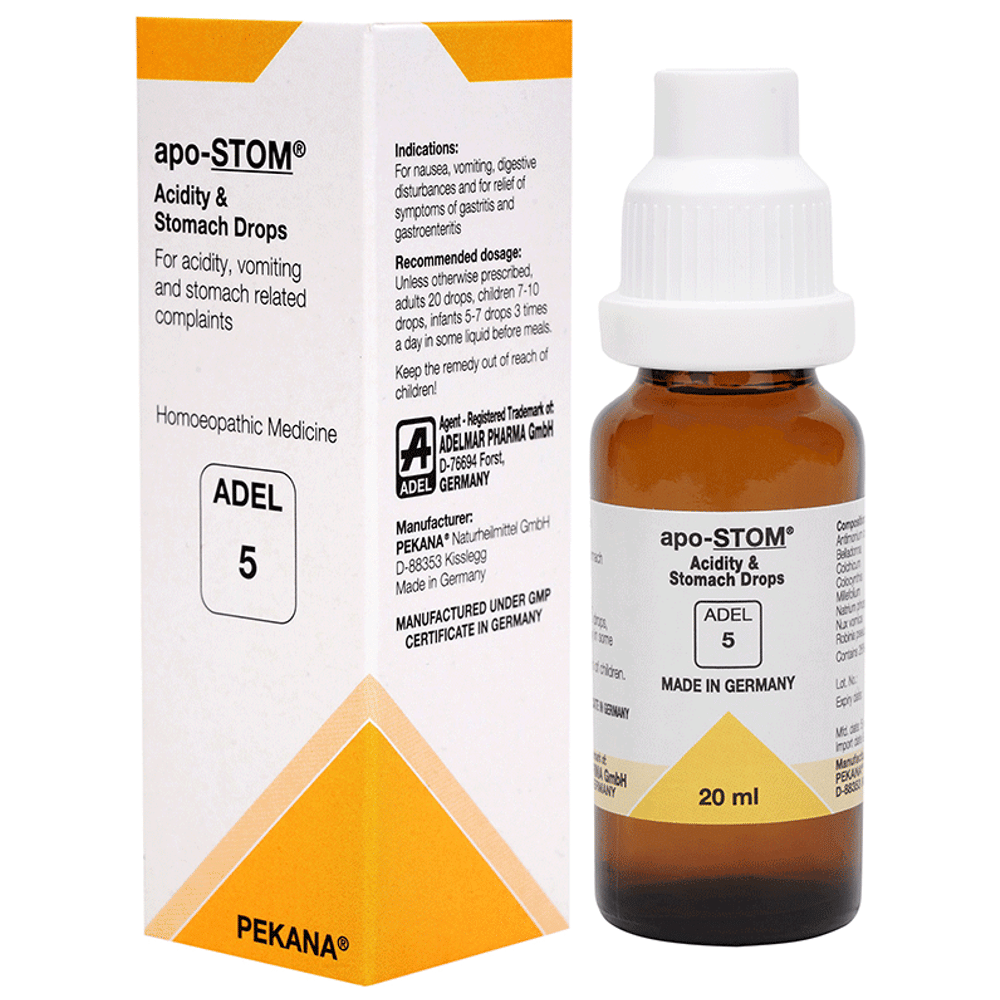 ADEL 5 Apo-Stom Drop bottle of 20 ml Drop ADEL 5 Apo-Stom Drop bottle of 20 ml Drop