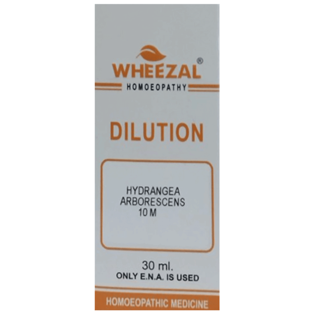 Wheezal Hydrangea Arb Dilution 10M bottle of 30 ml Dilution