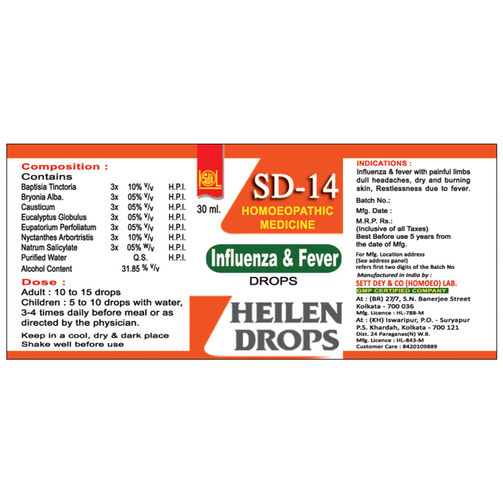 Sett Dey Sd-14  Drop bottle of 30 ml Drop