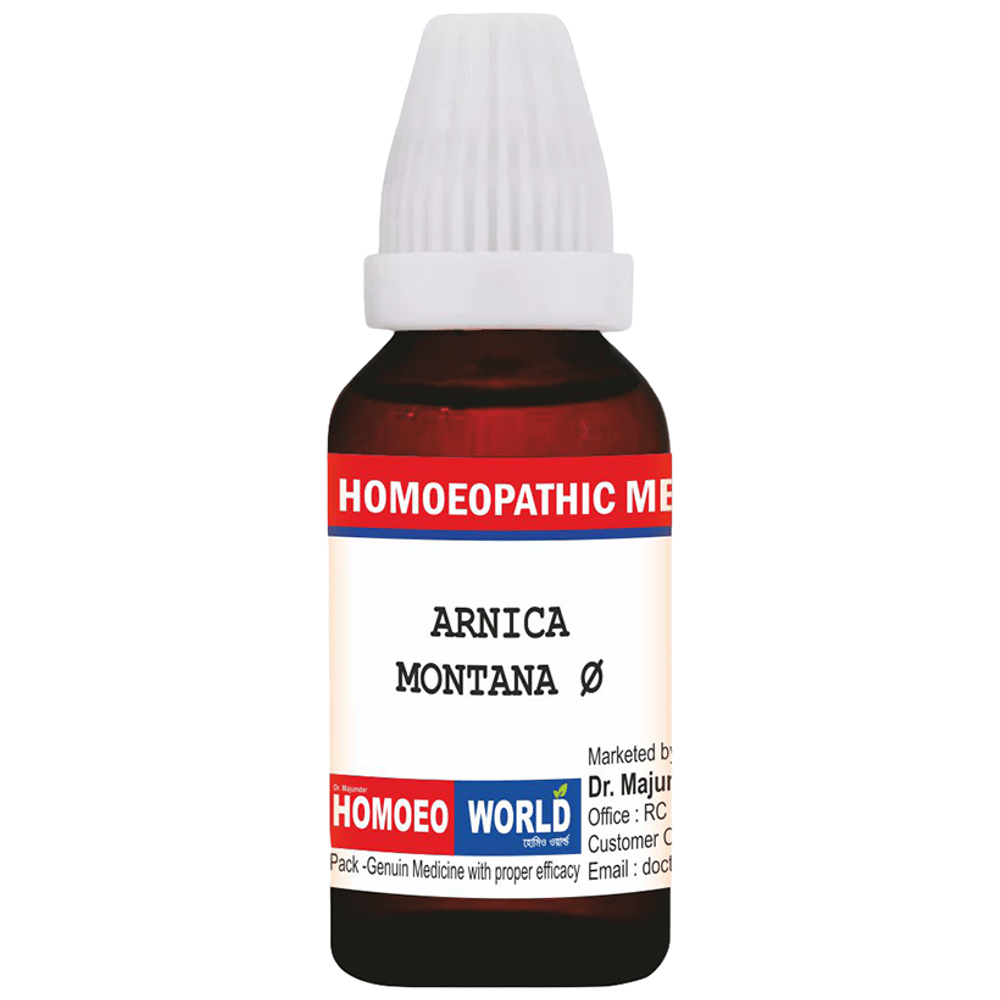 Dr. Majumder Homeo World Arnica Montana Q Mother Tincher(30ml Each) box of 1 Bottle