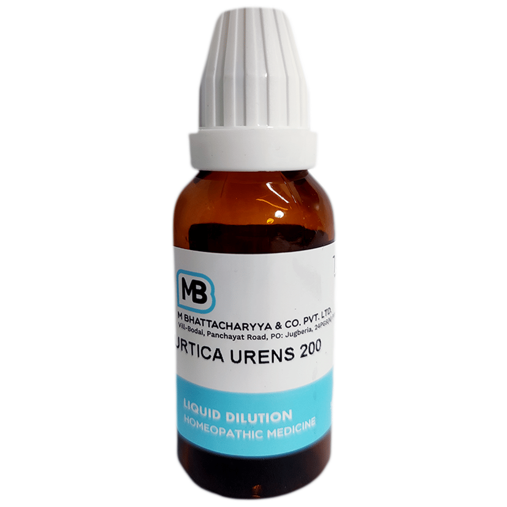 MB Urtica Urens Dilution 200 bottle of 30 ml Dilution MB Urtica Urens Dilution 200 bottle of 30 ml Dilution