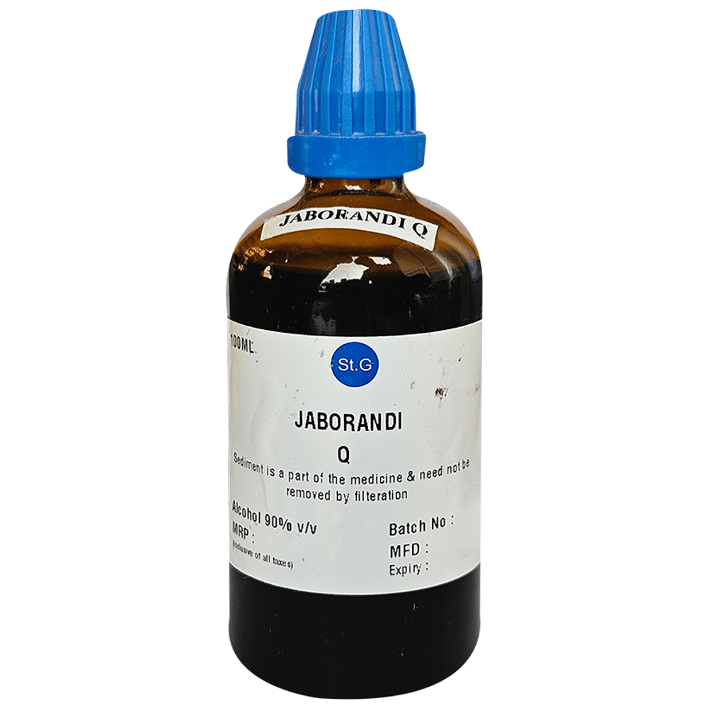 St. George‚Äôs Jaborandi Q Mother Tincture bottle of 100 ml Mother Tincture