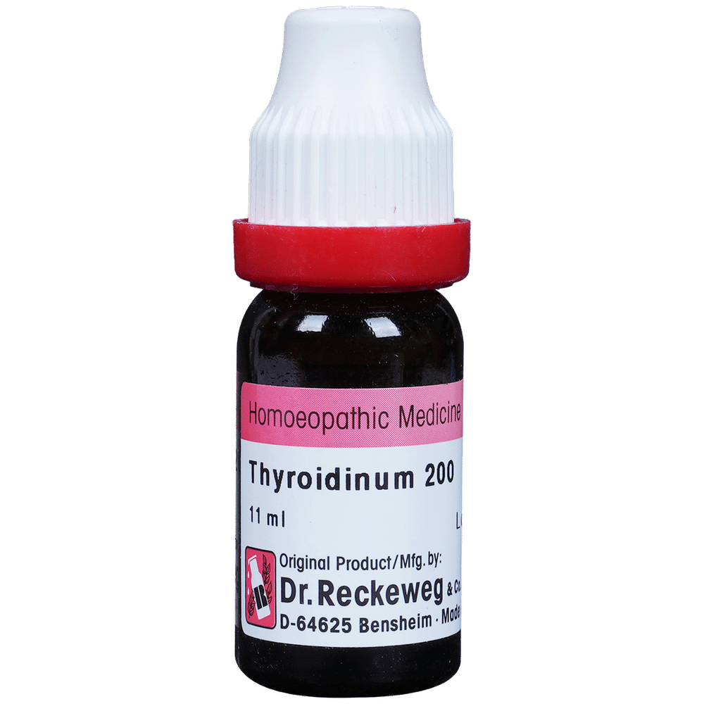 Dr. Reckeweg Thyroidinum Dilution 200 CH bottle of 11 ml Dilution