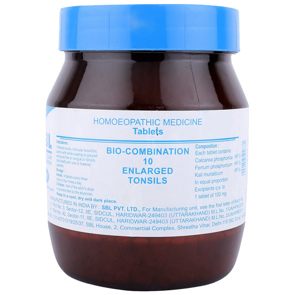 SBL Bio-Combination 10 Tablet bottle of 450 gm Biocombination Tablet