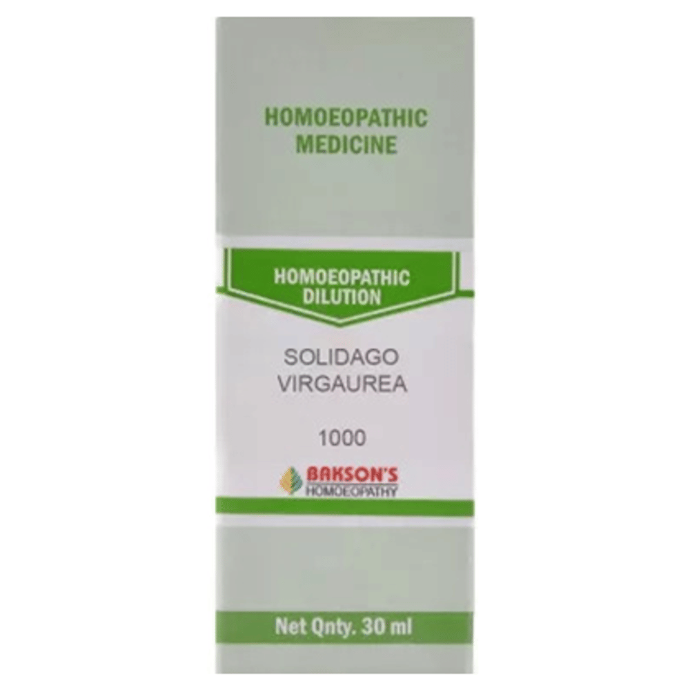Bakson's Homeopathy Solidago Virgaurea Dilution 1000 CH bottle of 30 ml Dilution