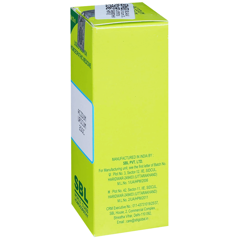SBL Acidium Uricum Dilution 200 CH bottle of 30 ml Dilution SBL Acidium Uricum Dilution 200 CH bottle of 30 ml Dilution