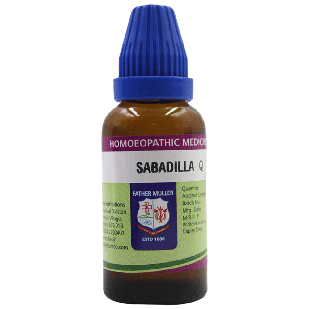 Father Muller Sabadilla Q bottle of 30 ml Oral Drops