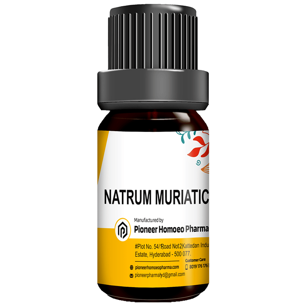 Pioneer Pharma Natrum Muriaticum Globules Pellets Multidose Pills 30 CH bottle of 150 tablets