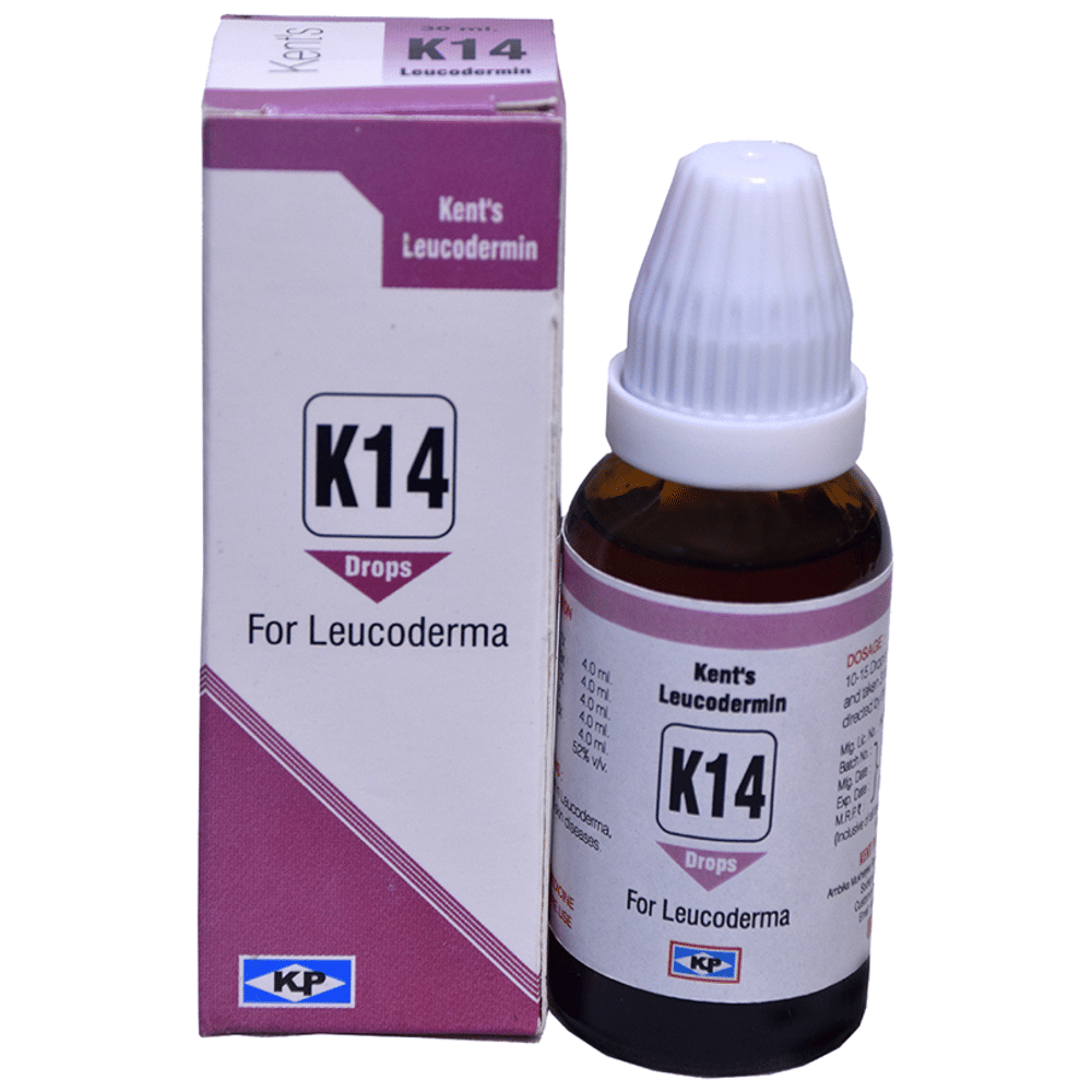 Kent's K14 Leucoderma Oral Drops bottle of 30 ml Oral Drops