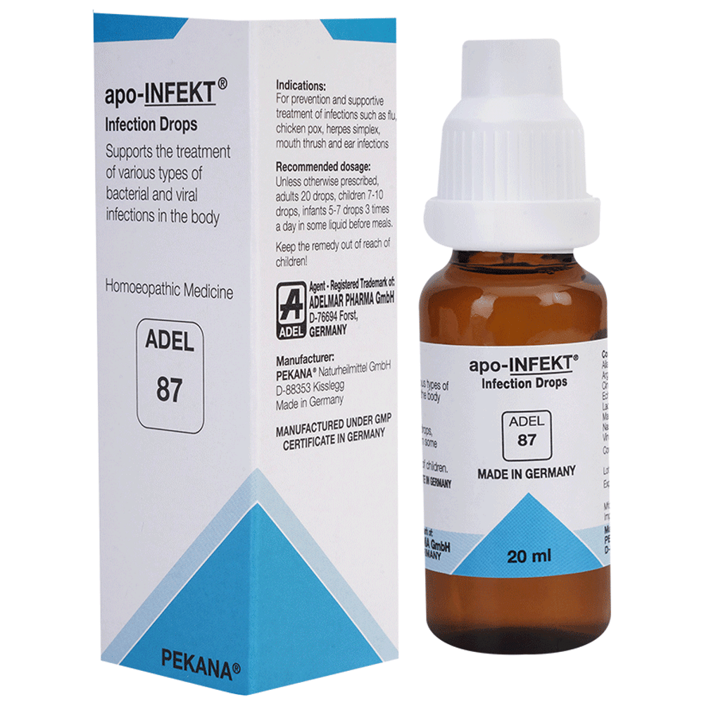 ADEL 87 Apo-Infekt Drop bottle of 20 ml Drop ADEL 87 Apo-Infekt Drop bottle of 20 ml Drop