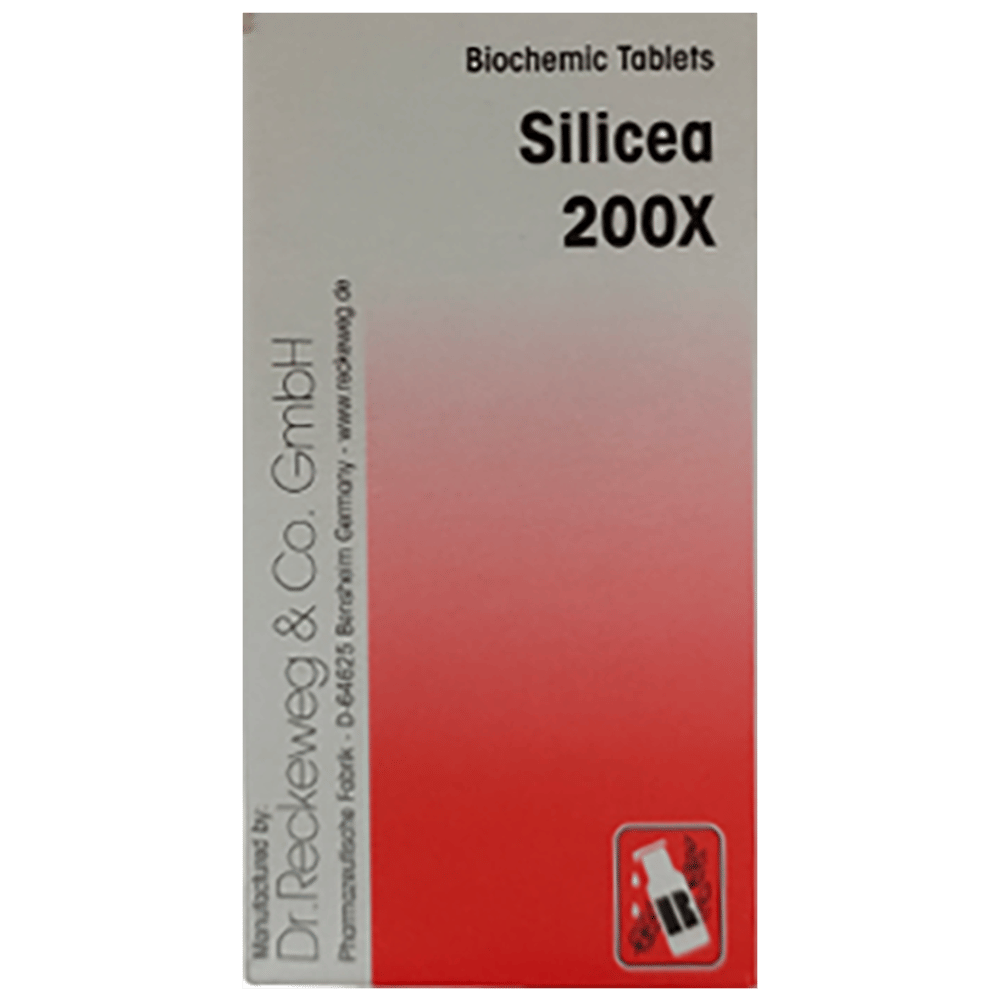 Dr Reckeweg &Co.gmbH Silicea (20gm Each) Biochemic Tablet 200X bottle of 1 Biochemic Tablet