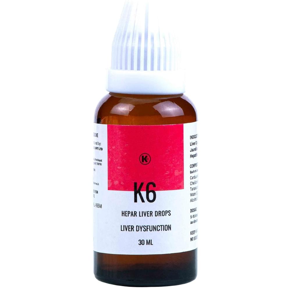 Kingko's K6 Hepar Liver Drop bottle of 30 ml Oral Drops Kingko's K6 Hepar Liver Drop bottle of 30 ml Oral Drops