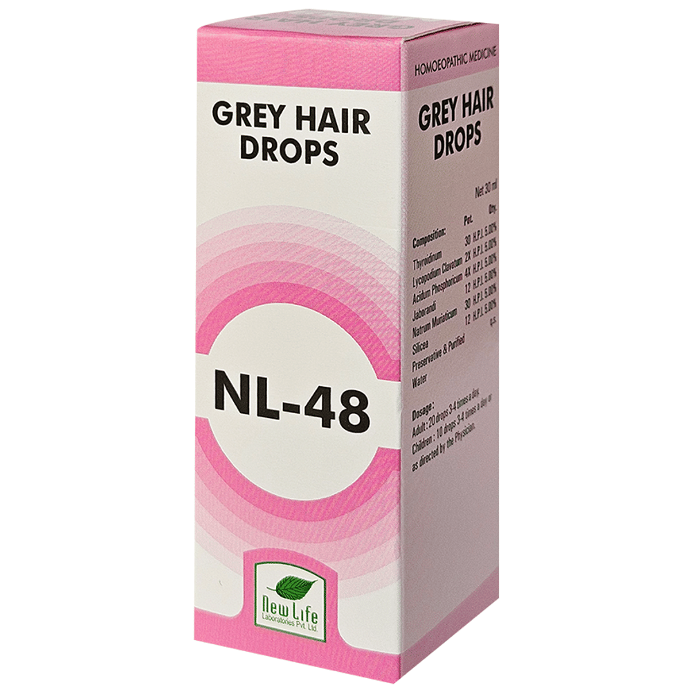 Dr Boricke NL 48 Grey Hair Drops bottle of 30 ml Oral Drops