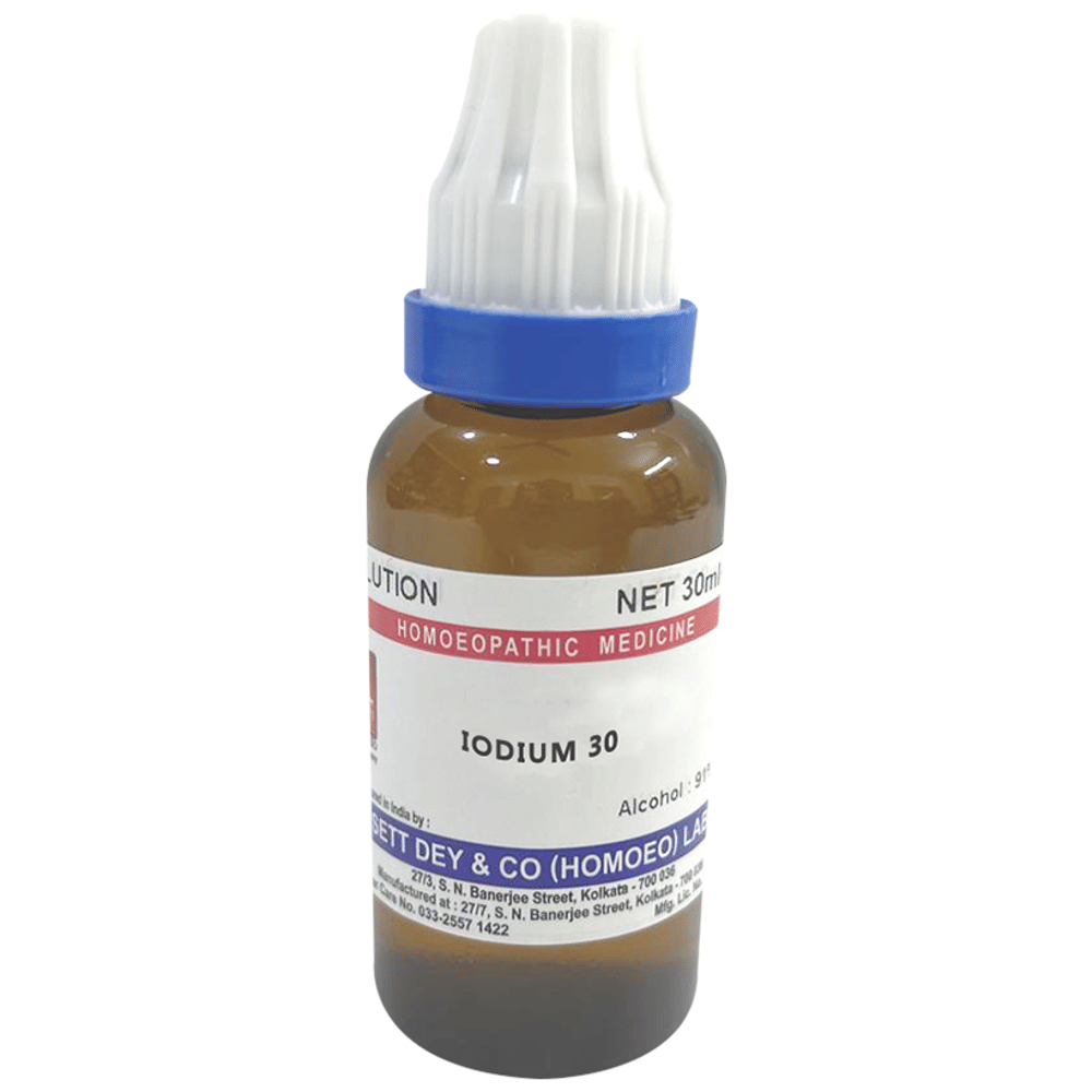 Sett Dey Iodium Dilution 30 bottle of 30 ml Dilution