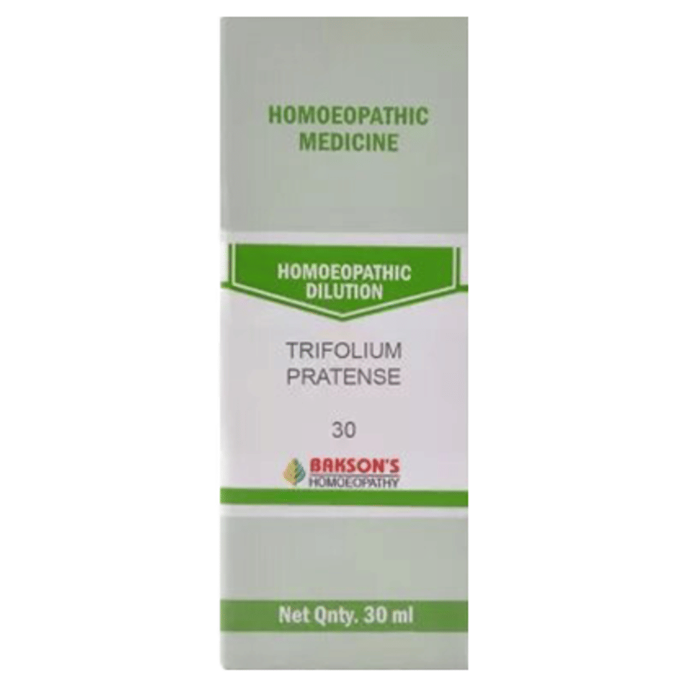 Bakson's Homeopathy Trifolium Pratense Dilution 30 bottle of 30 ml Dilution