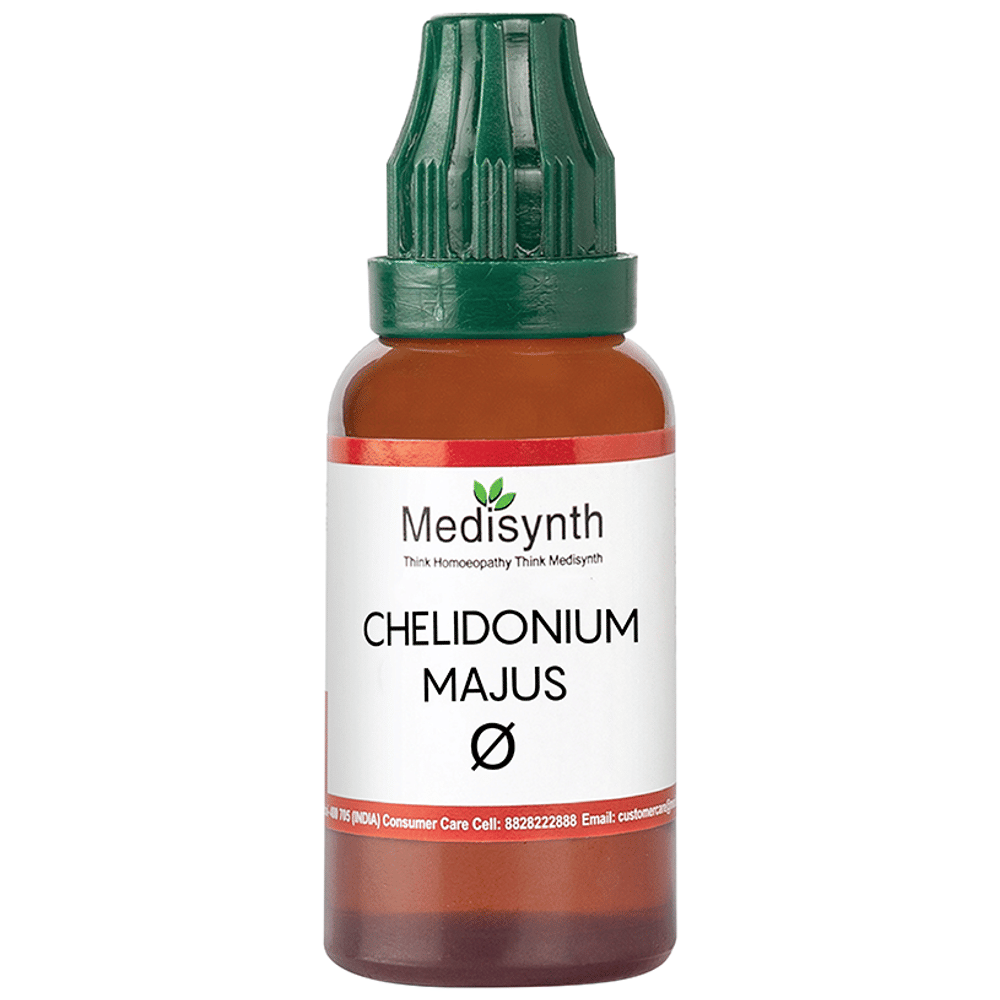 Medisynth Chelidonium Majus  Mother Tincture Q bottle of 30 ml Mother Tincture
