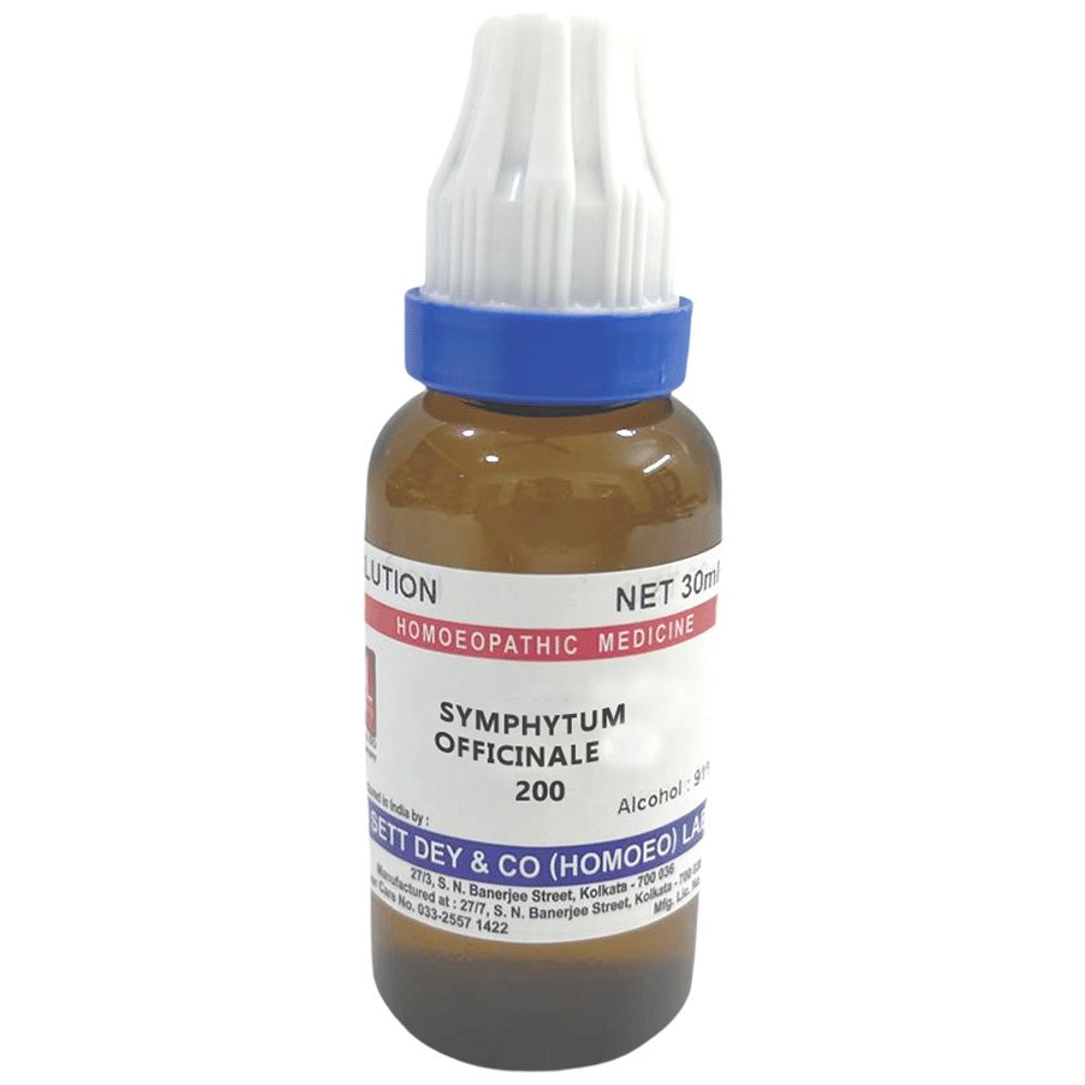 Sett Dey Symphytum Officinale Dilution 200 bottle of 30 ml Dilution