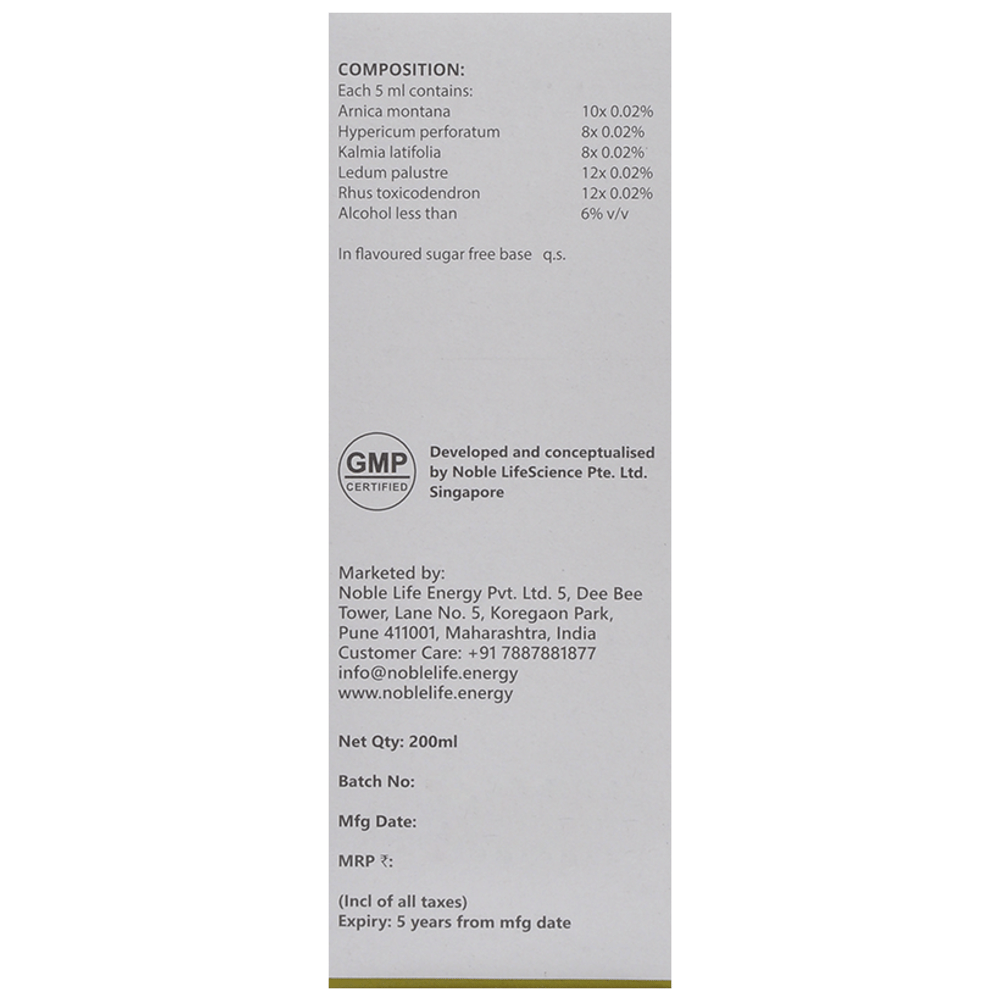 Noble Life Energy ES07 Rheumat Tonic Sugar Free bottle of 200 ml Tonic Noble Life Energy ES07 Rheumat Tonic Sugar Free bottle of 200 ml Tonic