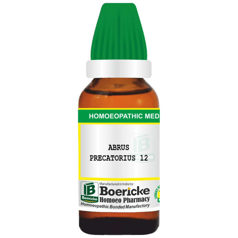 Boericke Abrus Precatorius Dilution (30ml Each) 12 box of 1 Bottle