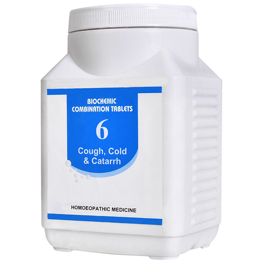 Bakson's Homeopathy Biocombination 6 Tablet bottle of 4500 biocombination tablets