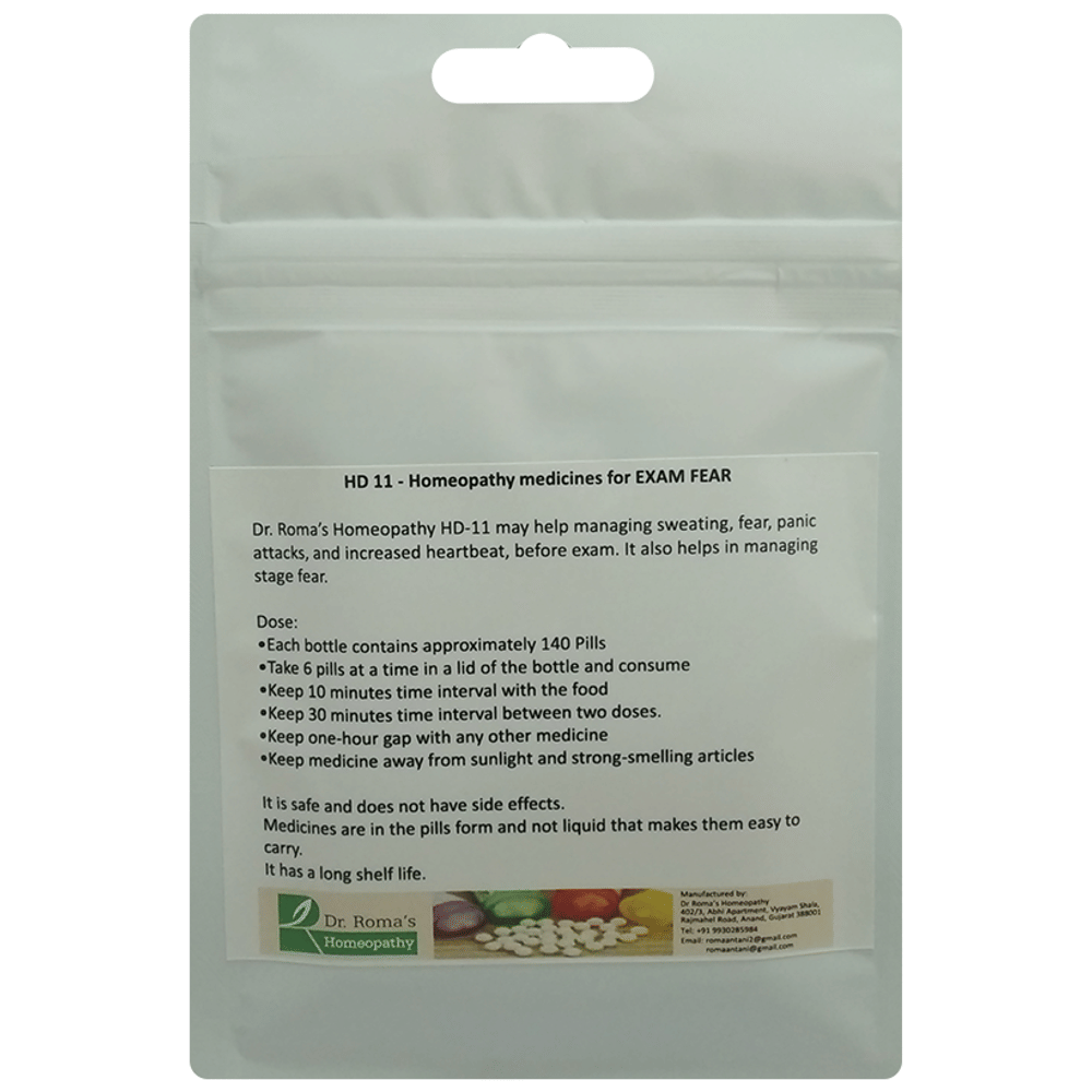 Dr. Romas Homeopathy HD-11 Exam Fear, 2 Bottles of 2 Dram packet of 2 bottles Dr. Romas Homeopathy HD-11 Exam Fear, 2 Bottles of 2 Dram packet of 2 bottles