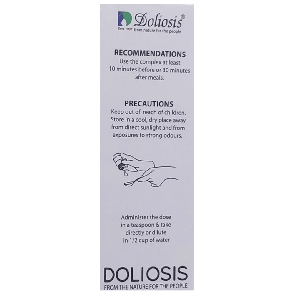 Doliosis D98 B Prouridol Liquid Complex bottle of 30 ml Oral Drops