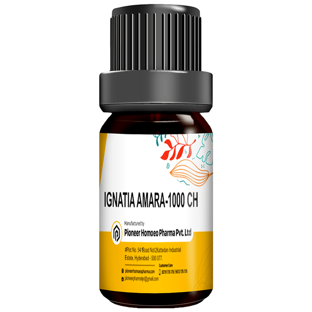 Pioneer Pharma Ignatia Amara Globules Pellets Multidose Pills 1000 CH bottle of 150 tablets Pioneer Pharma Ignatia Amara Globules Pellets Multidose Pills 1000 CH bottle of 150 tablets