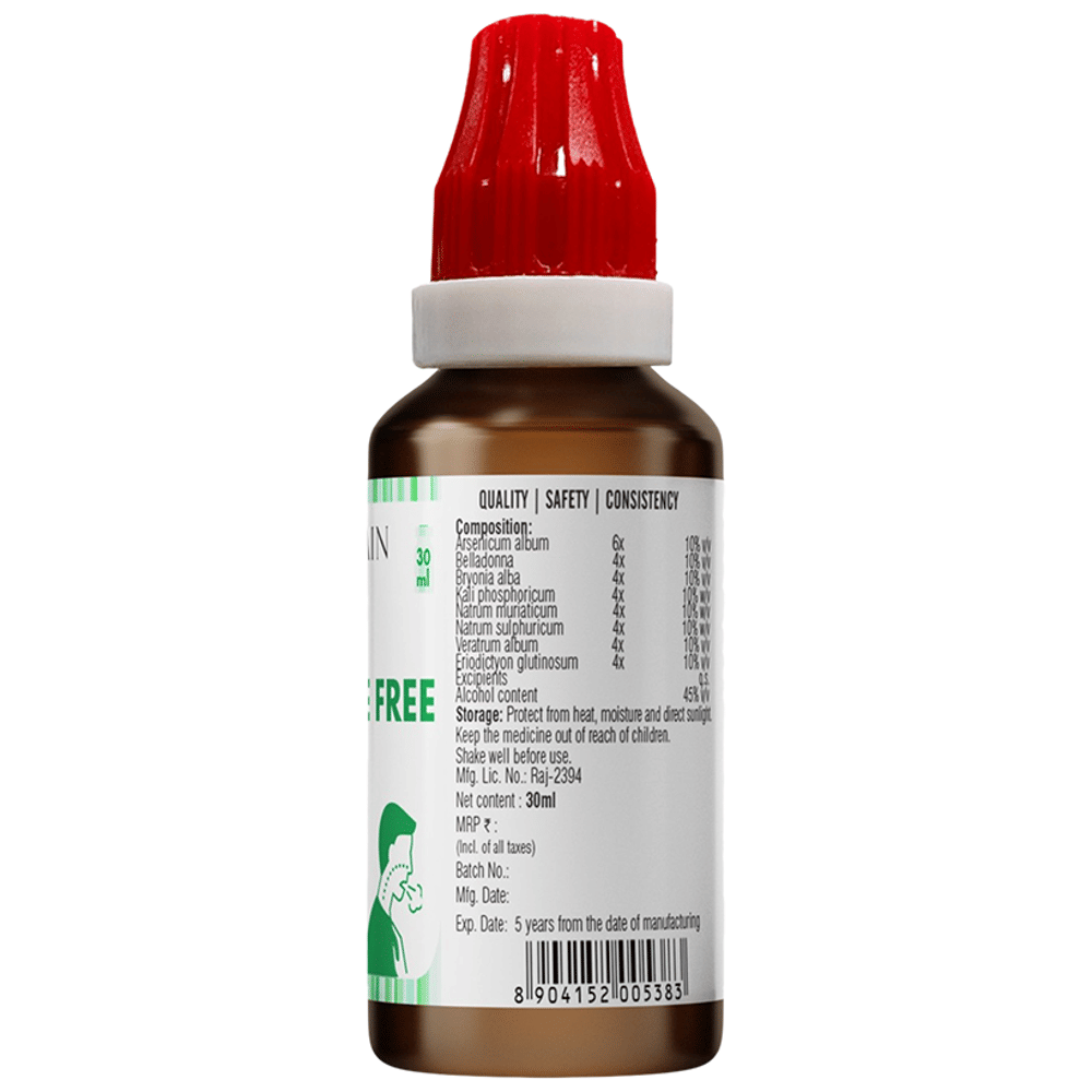 Bjain Omeo Breathe Free Drop bottle of 30 ml Drop