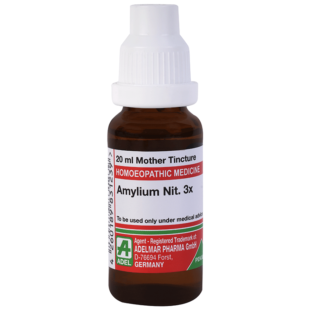 ADEL Amylium Nit. Mother Tincture 3X bottle of 20 ml Mother Tincture ADEL Amylium Nit. Mother Tincture 3X bottle of 20 ml Mother Tincture