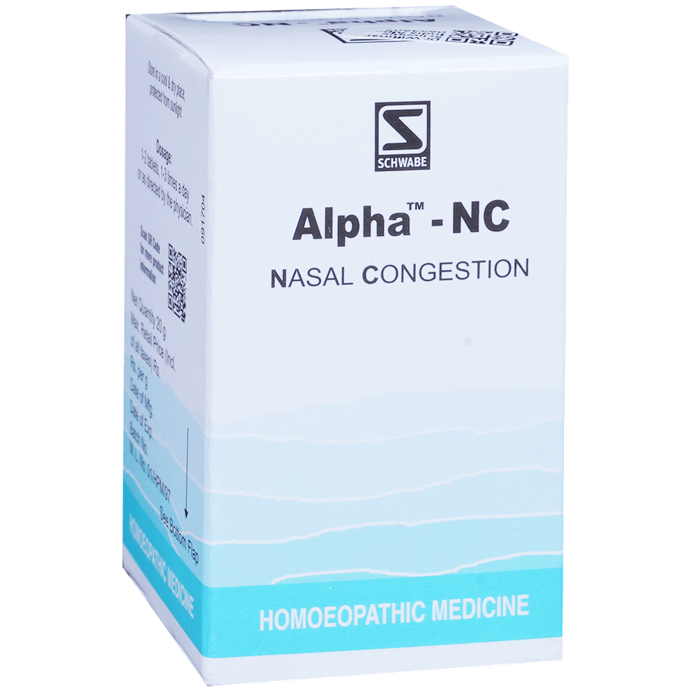 Dr Willmar Schwabe India Alpha - NC Tablet bottle of 20 gm Tablet Dr Willmar Schwabe India Alpha - NC Tablet bottle of 20 gm Tablet