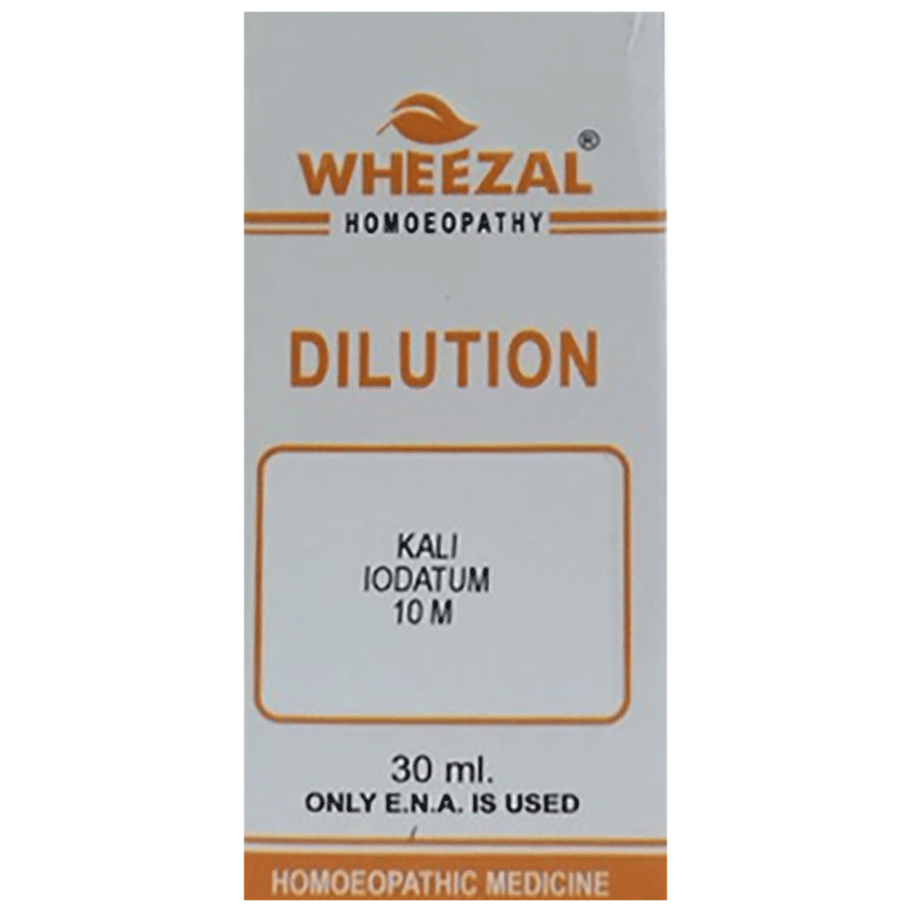 Wheezal Kali Iodatum Dilution 10M bottle of 30 ml Dilution