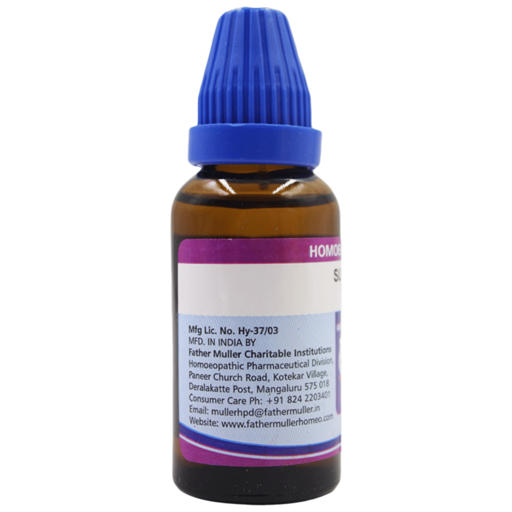 Father Muller Sulphur Drop 30 bottle of 30 ml Oral Drops Father Muller Sulphur Drop 30 bottle of 30 ml Oral Drops