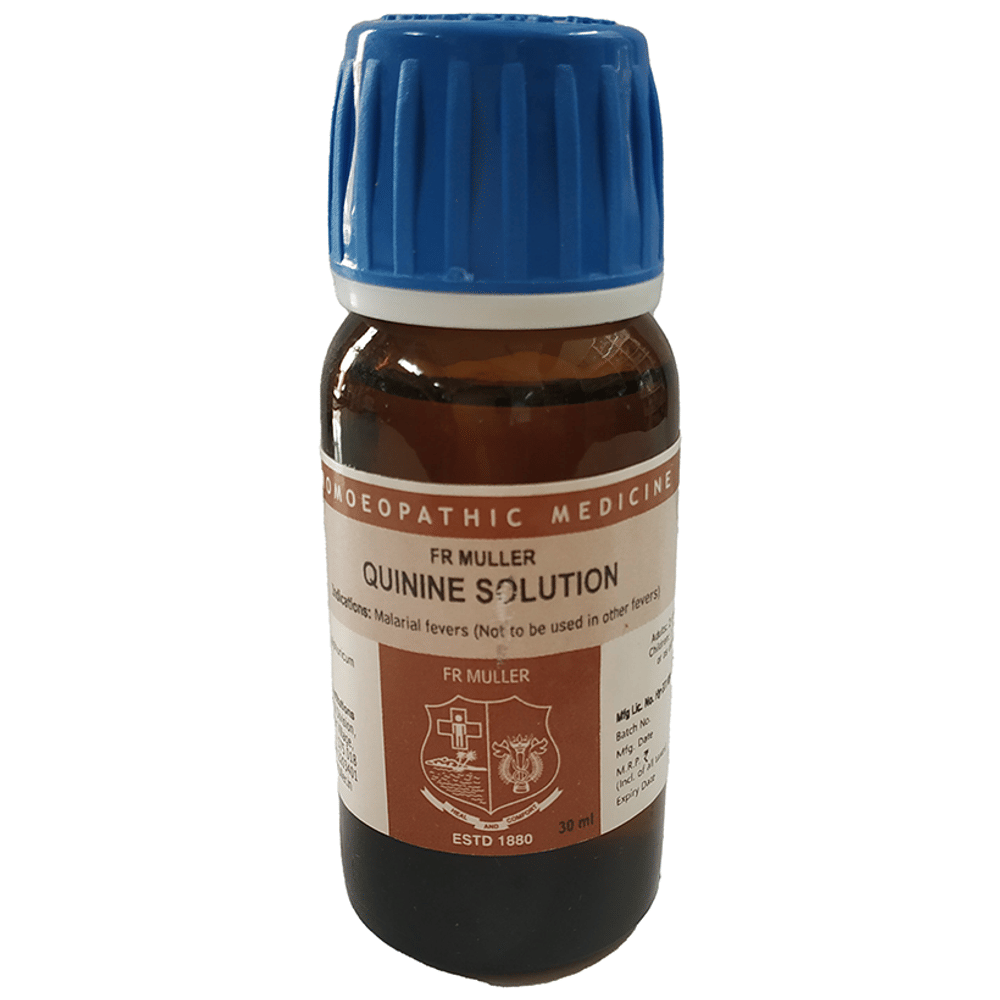 Fr Muller Quinine Solution bottle of 30 ml Liquid