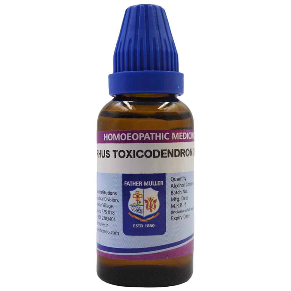 Father Muller Rhus Toxicodendron Drop 200 bottle of 30 ml Oral Drops
