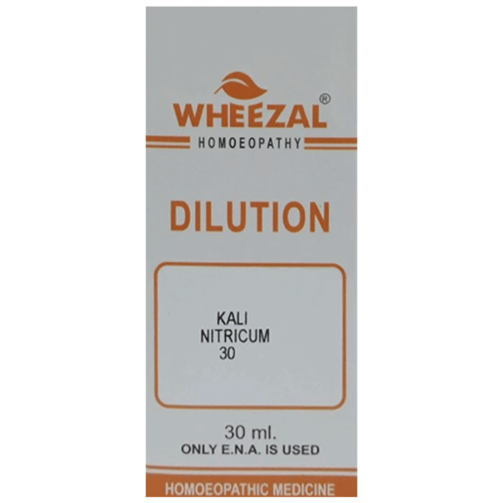 Wheezal Kali Nitricum Dilution 30 bottle of 30 ml Dilution