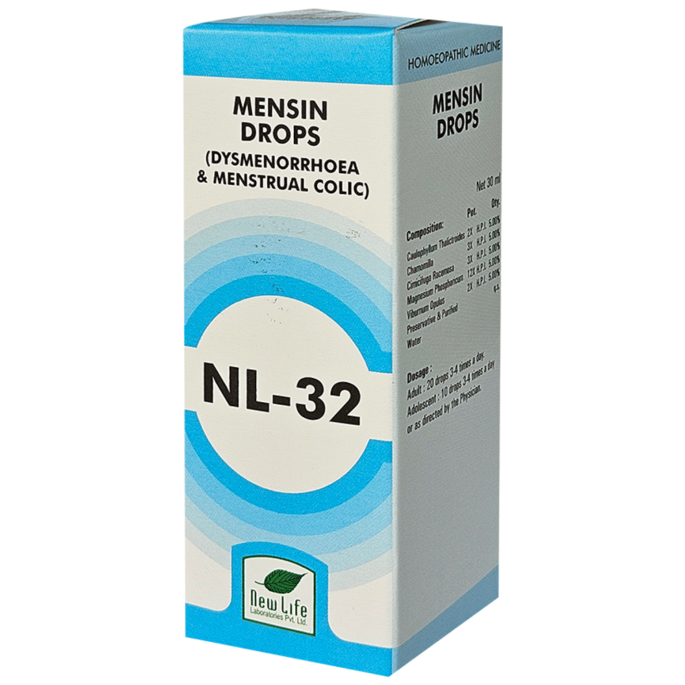 Dr Boricke NL 32 Mensin Drops bottle of 30 ml Oral Drops