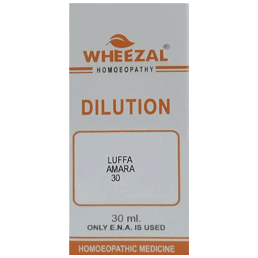 Wheezal Luffa Amara Dilution 30 bottle of 30 ml Dilution Wheezal Luffa Amara Dilution 30 bottle of 30 ml Dilution