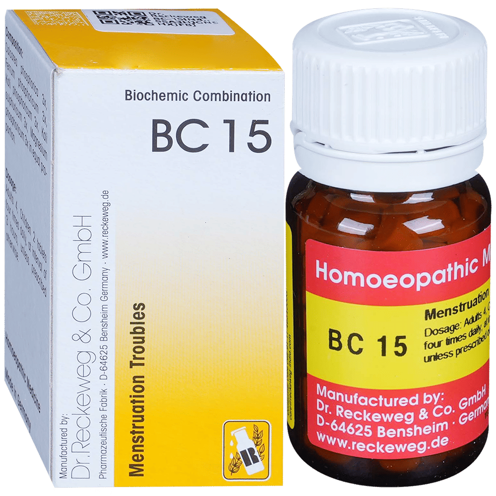 Dr. Reckeweg Bio-Combination 15 (BC 15) Tablet bottle of 20 gm Biocombination Tablet