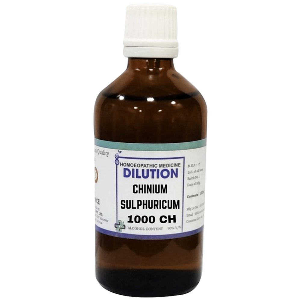 LDD Bioscience Chinium Sulphuricum Dilution 1000 CH bottle of 100 ml Dilution